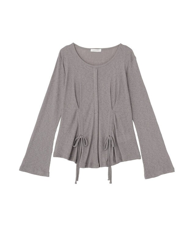 Green Parks シアーリブシャーリングプルオーバー Gray