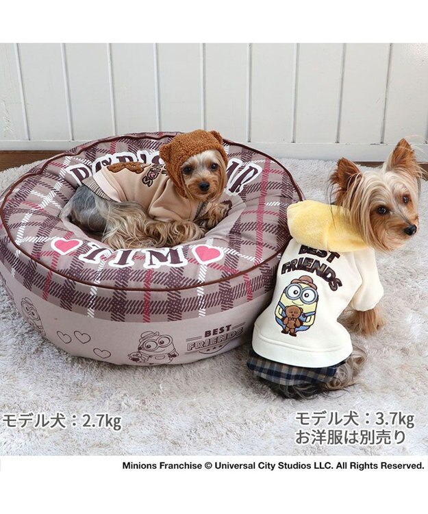 PET PARADISE ミニオン ティム クッション 60cm 茶系