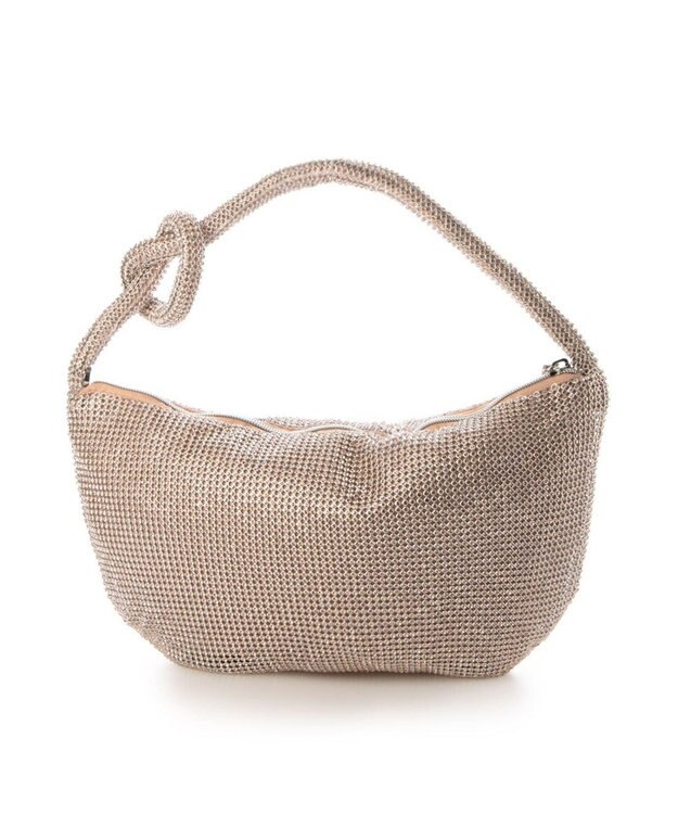 UNBILLION カシュカシュ cachecache / ラインストーン三日月ショルダー ブロンズ