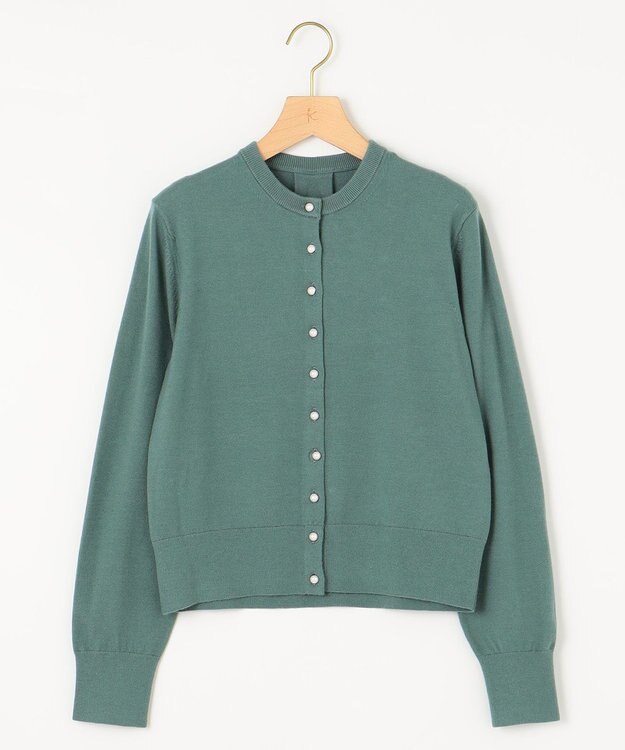 組曲 S 【WEB限定】BOREROニット カーディガン ライトグリーン系