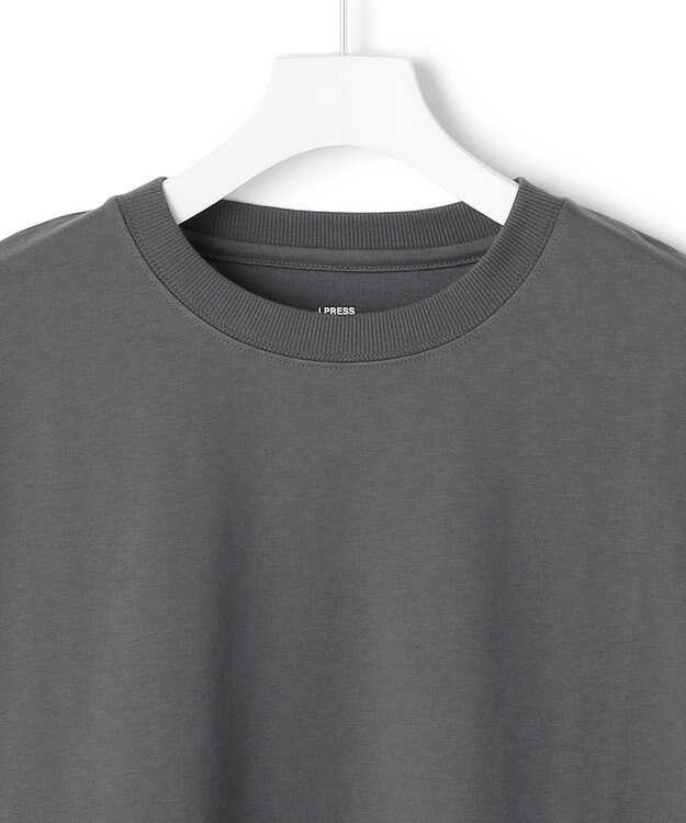 J.PRESS YORK STREET 【UNISEX】サイドポケット クルーネックTシャツ グレー系