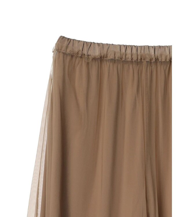 Green Parks ・ＥＬＥＮＣＡＲＥ　ＤＵＥ　チュールギャザーパンツ Mocha