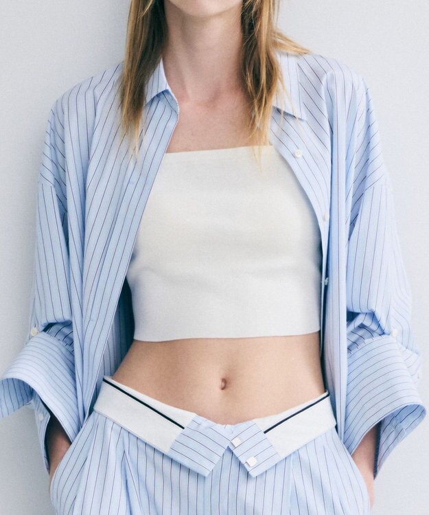 uncrave スムースニット カップ付きバンドゥ オフ