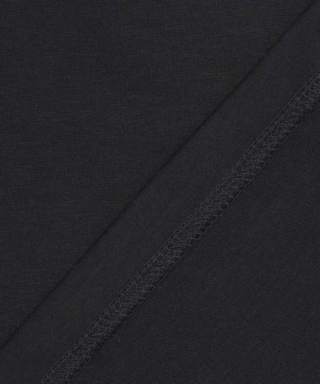 23区 L 【R(アール)】プレミアムコットンジャージー ロゴ Tシャツ ブラック系