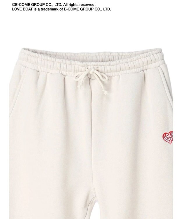 Green Parks ■別注　ＬＯＶＥ　ＢＯＡＴ　スウェットパンツ Ivory
