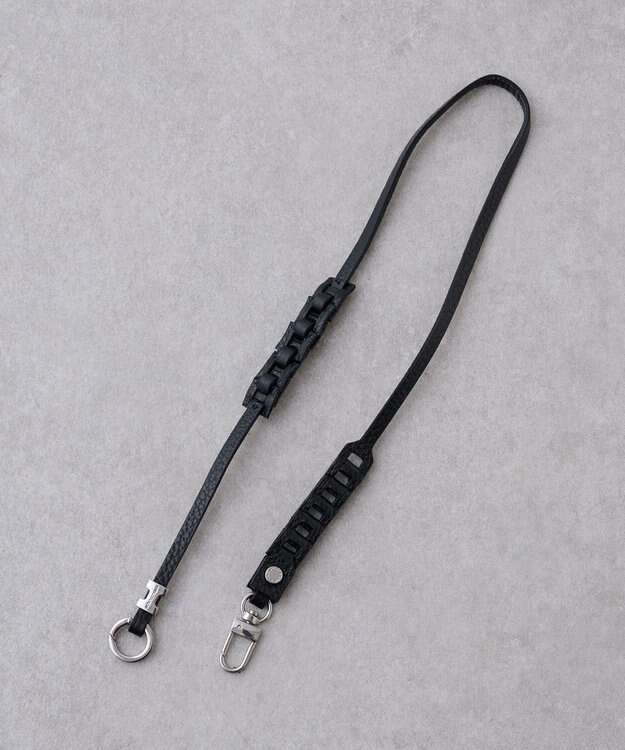 IACUCCI  ブリーノ レザーストラップ/ショート CERVO ブラック