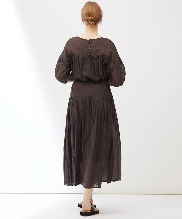 23区 【Indian Factory】コットンボイル ブラウス ブラウン系