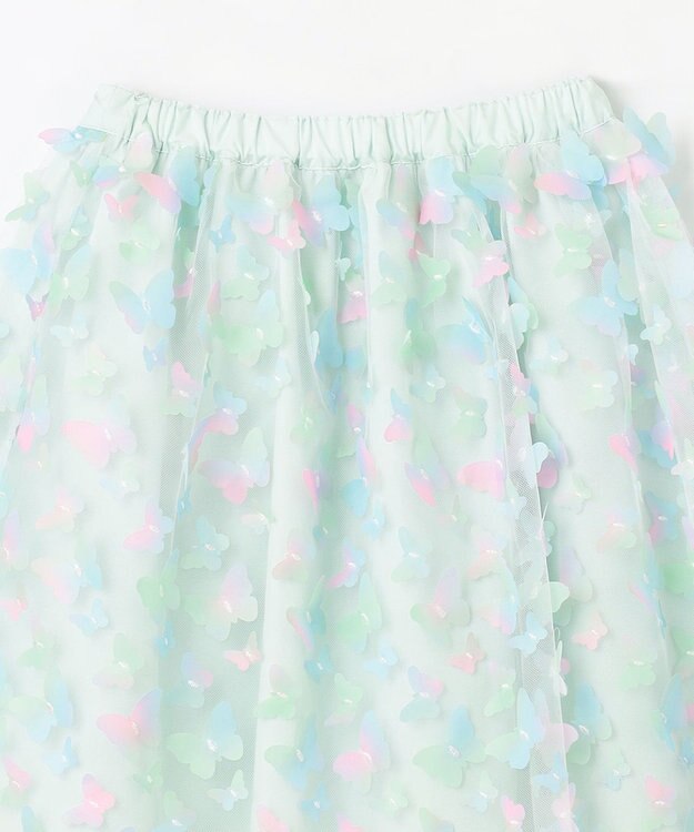 ANY KIDS レインボー チュール スカート ミント