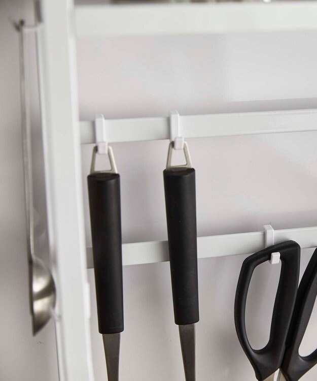 tower コンロサイドラック タワー ホワイト ホワイト