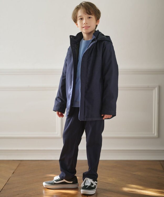 J.PRESS KIDS 【110-130cm】ライナー付き 3WAYコート ネイビー系