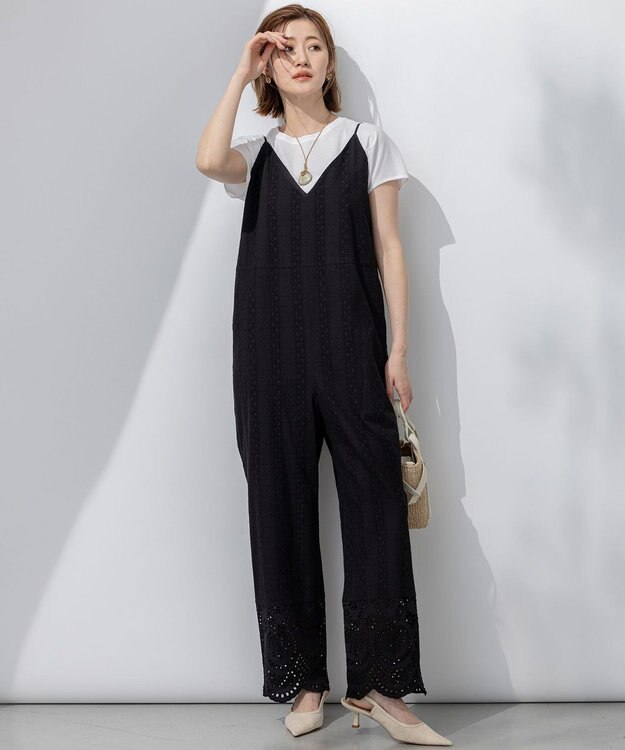 23区 S 【汗じみ防止/速乾性】フレンチスリーブ  IT Tシャツ ホワイト系