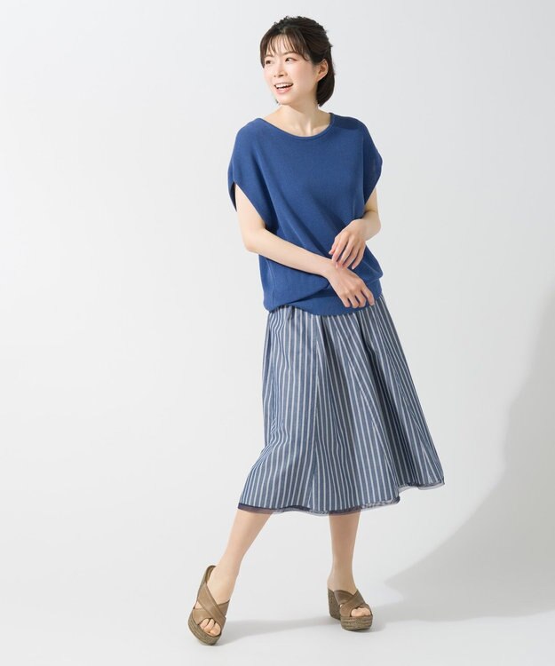 ONWARD Reuse Park 【23区】ニット春夏 ブルー