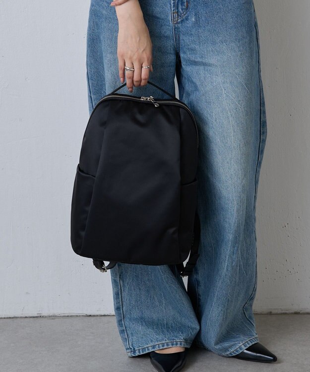 russet ＜背面メッシュ仕様＞クラウズナイロンリュックサック(CE-1499) Black