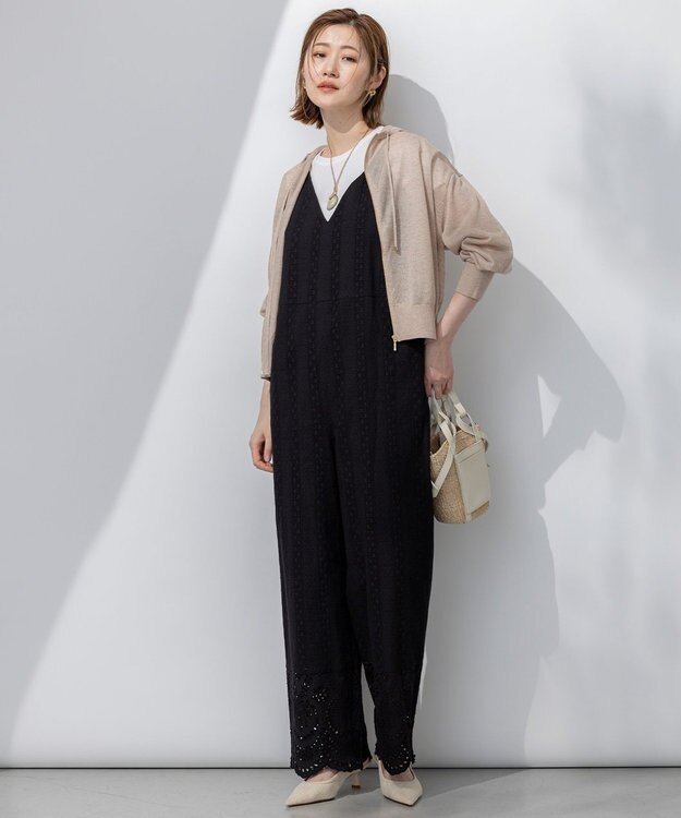 23区 【汗じみ防止/速乾性】フレンチスリーブ  IT Tシャツ ホワイト系