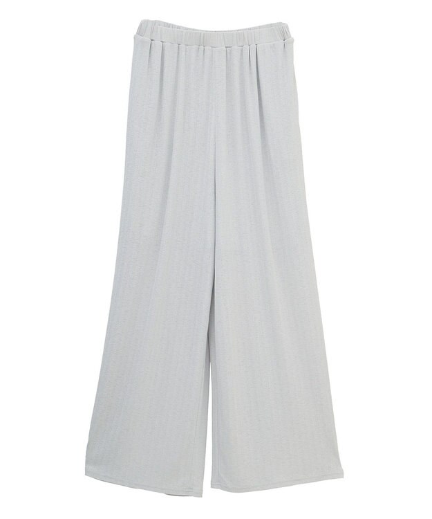 Green Parks シアーワイドパンツ Light Gray