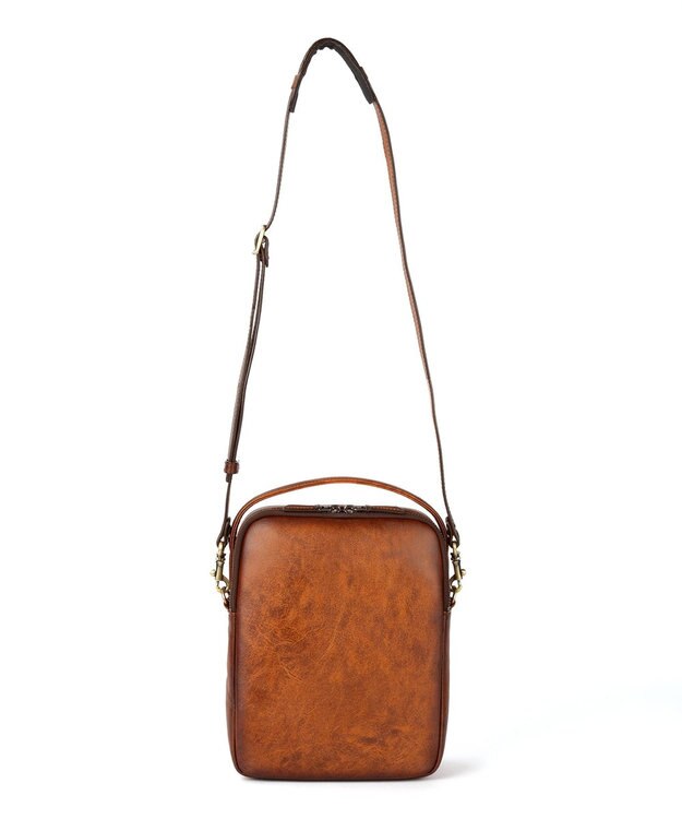 ACE BAGS & LUGGAGE LO HOMME PRESSE アルカイック 本革 日本製 ショルダーバッグ 縦型 71864 ロ・オム・プレッセ ブラウン