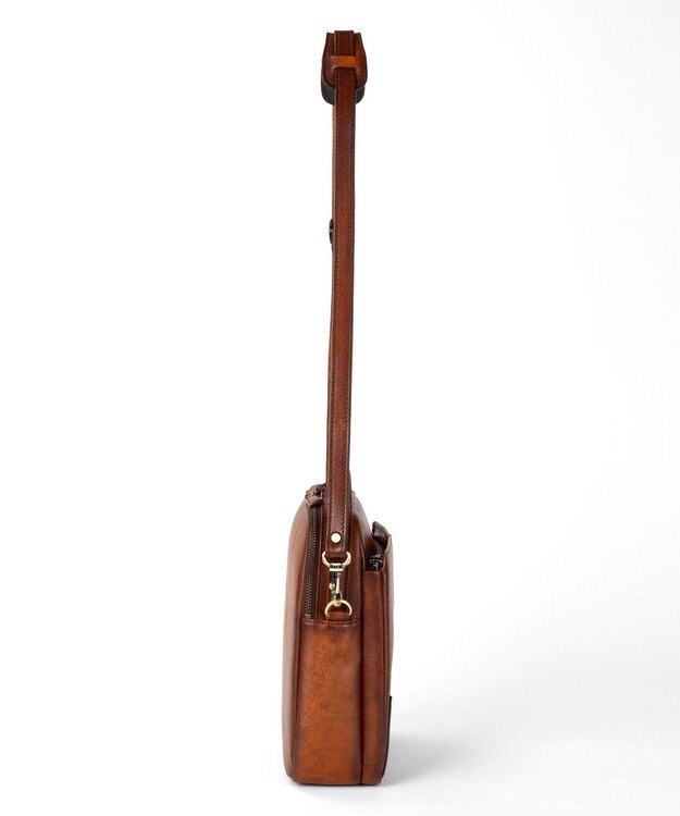 ACE BAGS & LUGGAGE LO HOMME PRESSE アルカイック 本革 日本製 ショルダーバッグ 縦型 71864 ロ・オム・プレッセ ブラウン