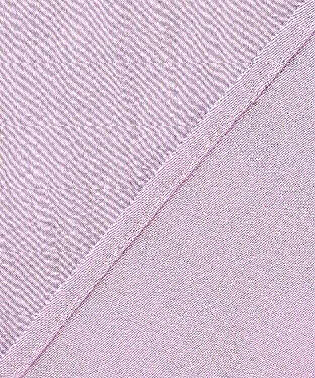 J.PRESS LADIES 【洗える・速乾・接触冷感】リライムライトローン バックフレア ブラウス ラベンダー系