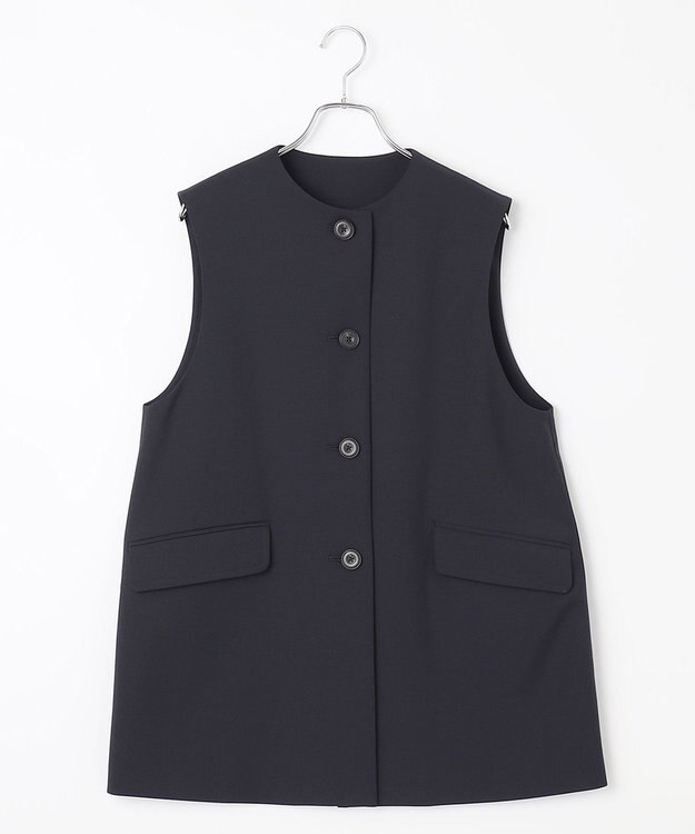 #Newans チュニックジレ ネイビー