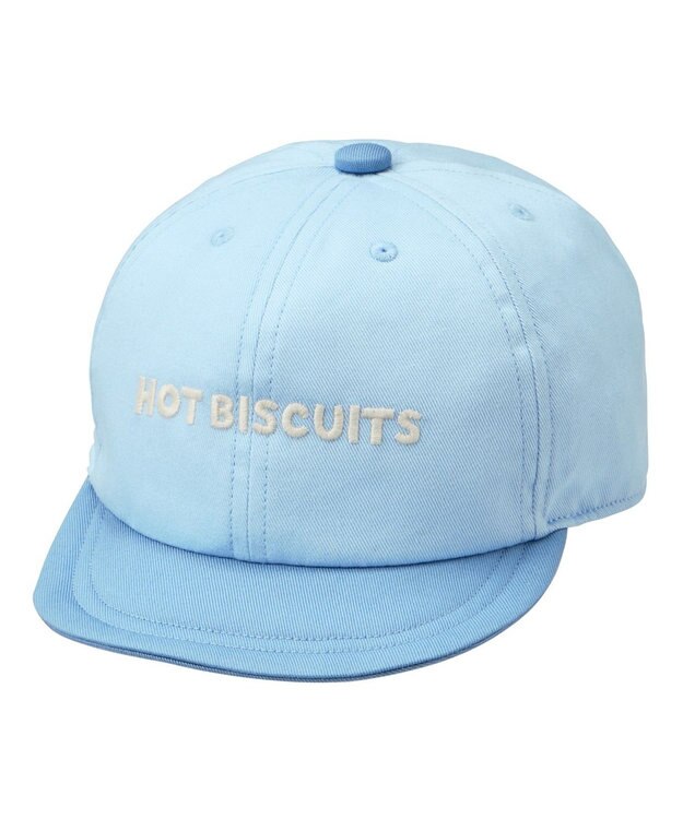 MIKI HOUSE HOT BISCUITS 【44-54cm】 バイカラー ロゴキャップ ブルー