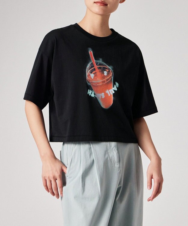 Paul Smith Neon Drink 半袖Tシャツ ブラック