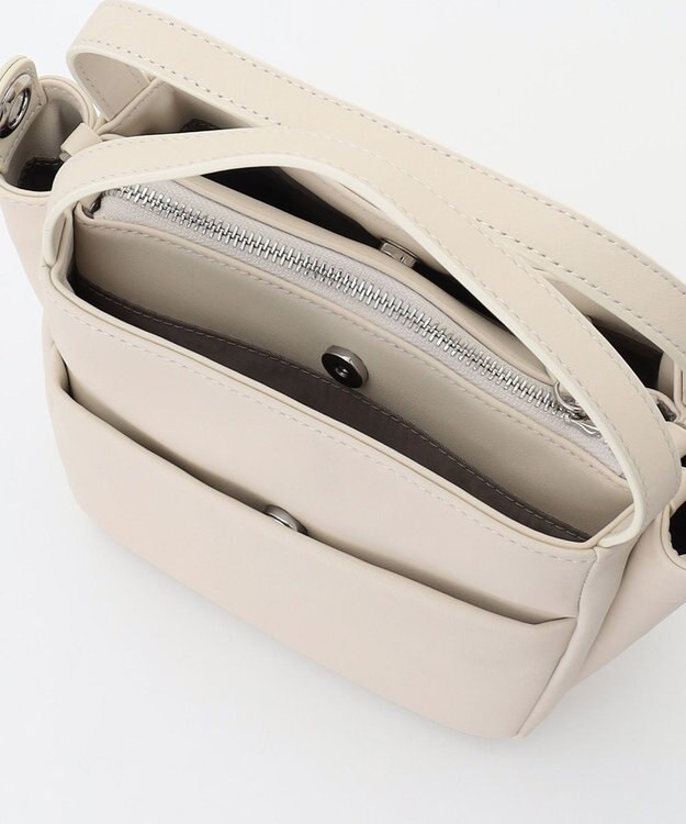 Y'SACCS カウレザー すっきり2wayミニトート アイボリー