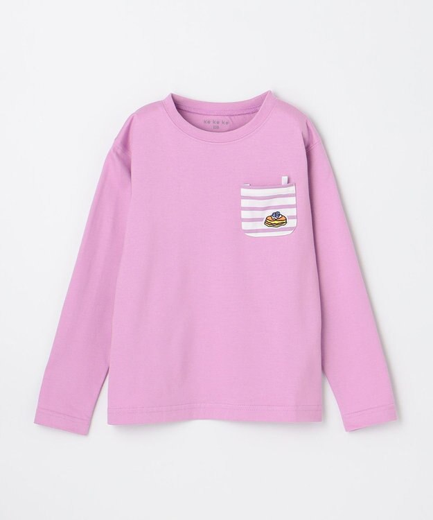 ANY KIDS 【ke ke ke】GOOD MORNING 長袖Ｔシャツ パープル