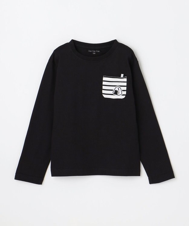 ANY KIDS 【ke ke ke】GOOD MORNING 長袖Ｔシャツ ブラック