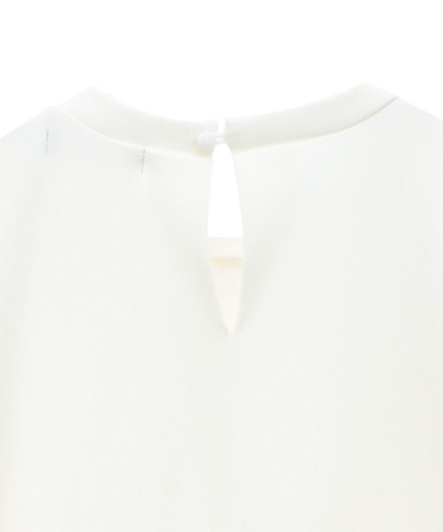 Green Parks ａ．切り替えジャガードワンピース White