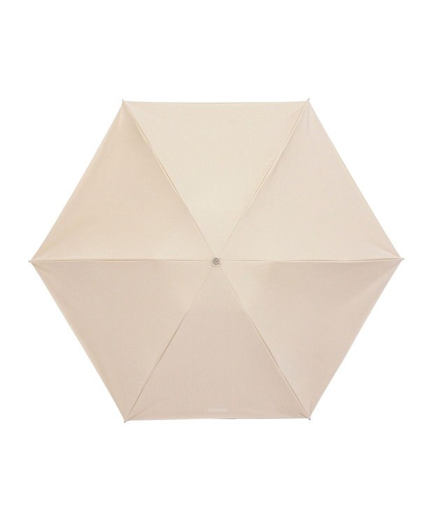 MOONBAT 【 遮光率100％/遮熱/UV/軽量】MACKINTOSH PHILOSOPHY(マッキントッシュフィロソフィー)晴雨兼用日傘 無地 シャンブレーBarbrella バーブレラ 折りたたみ傘 フワクール生地使用 ベージュ