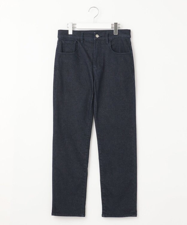 WEB限定/洗える】ベビースキンデニム ストレートデニム / 自由区