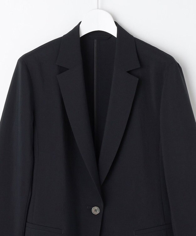 J.PRESS LADIES L BREEZE COOL トロ テーラード ジャケット ネイビー系