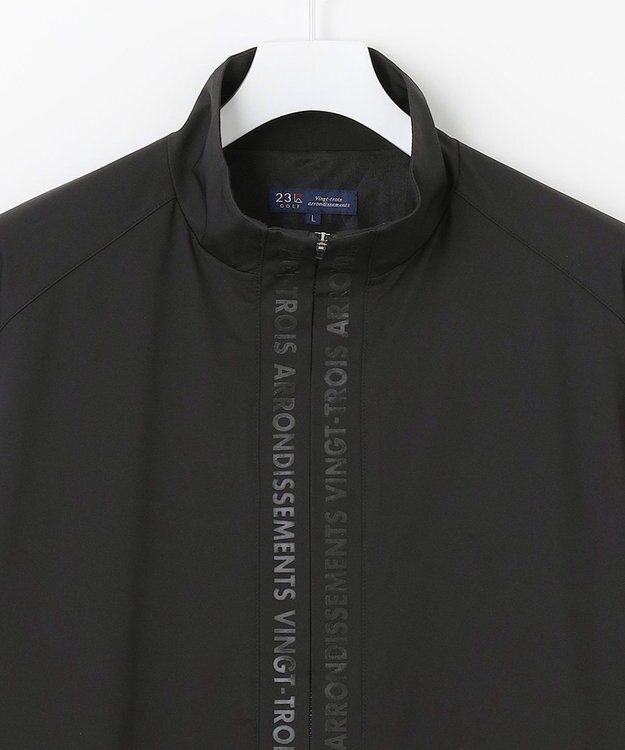 23区GOLF 【MEN】ライトフーデットブルゾン ブラック系