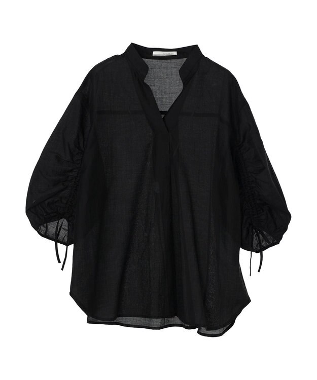 Green Parks ・ＥＬＥＮＣＡＲＥ　ＤＵＥ　ドロストスリーブチュニック Black