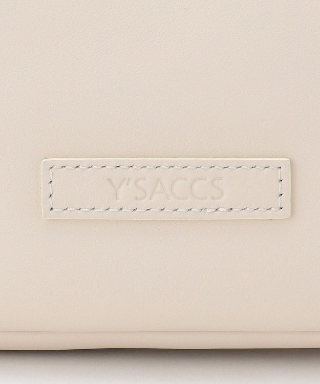 Y'SACCS カウレザー すっきり2wayミニトート アイボリー