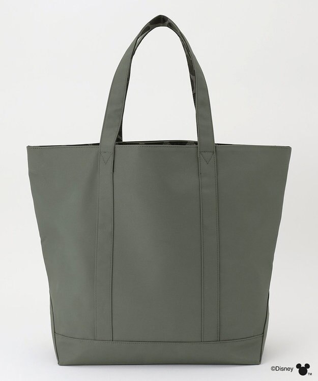 Y'SACCS 【Disney Collection】シルエットプリントトートバッグ　Lサイズ グレー