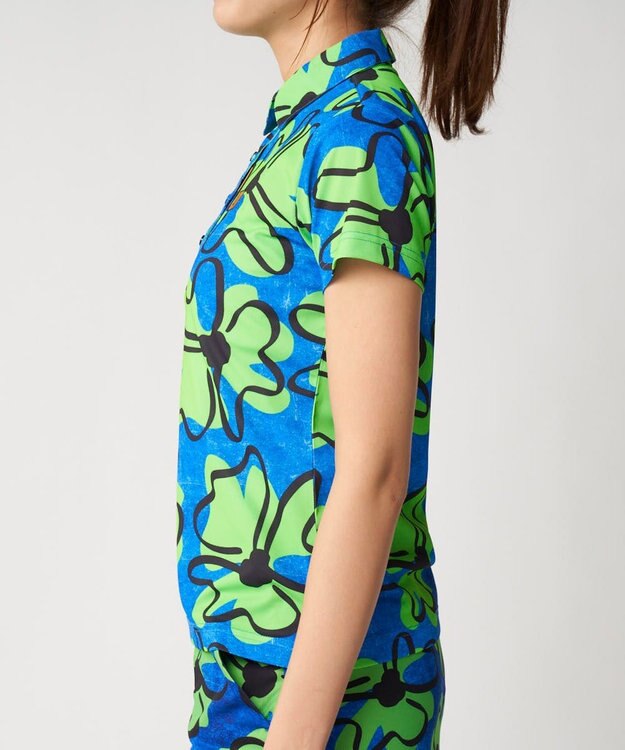 FILA GOLF／marie claire 【Loudmouth】柄ポロシャツ Retro Charm