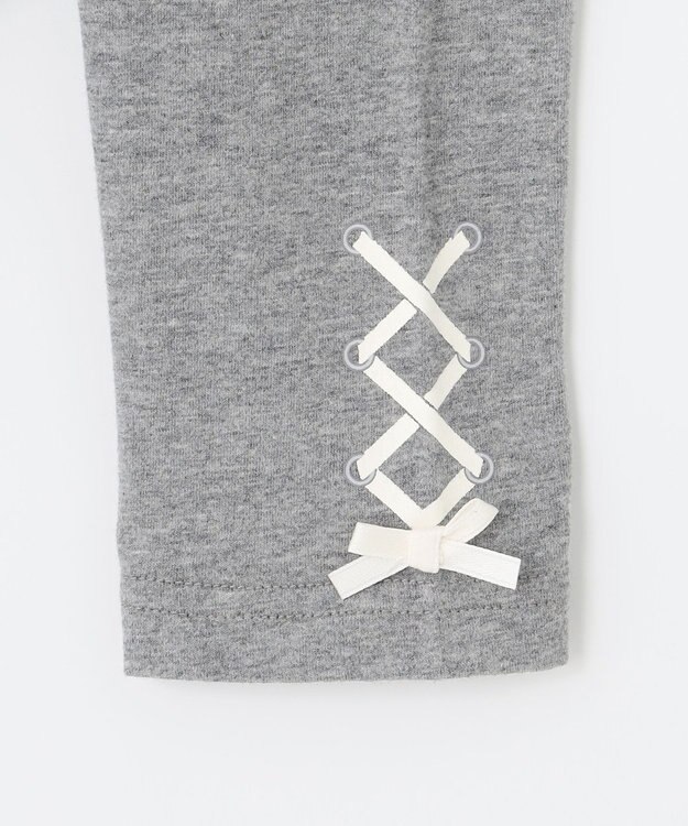 組曲 KIDS 【80-100㎝】ベア天 レギンス グレー系