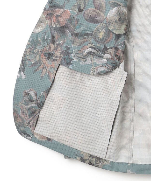 JOSEPH HOMME 【LEON 掲載】クールドッツストレッチトロピカル柄　ジャケット ピーコックグリーン系5