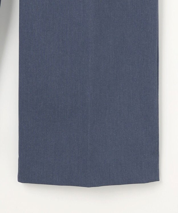 ANY SIS 【ストレッチ・接触冷感・撥水・UVカット・洗える】エアリーストレッチ ワイドパンツ シャンブレー