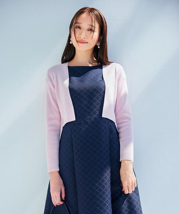 TOCCA 【洗える！】CASHEMERE ボレロ ピンク系