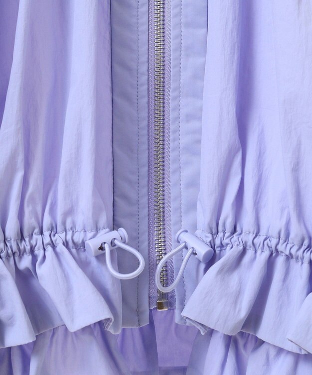 Green Parks ギャザーナイロンブルゾン Light Purple
