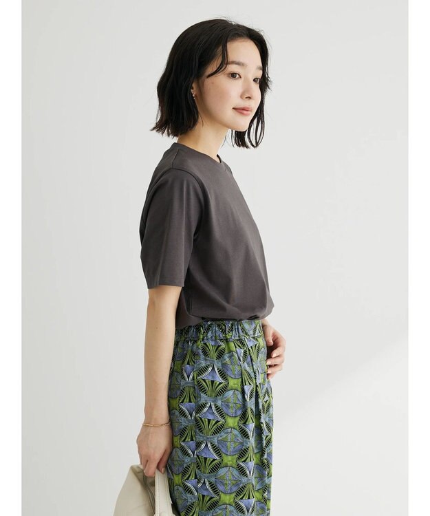 Green Parks 汗じみ防止クルーネックＴシャツ Off White