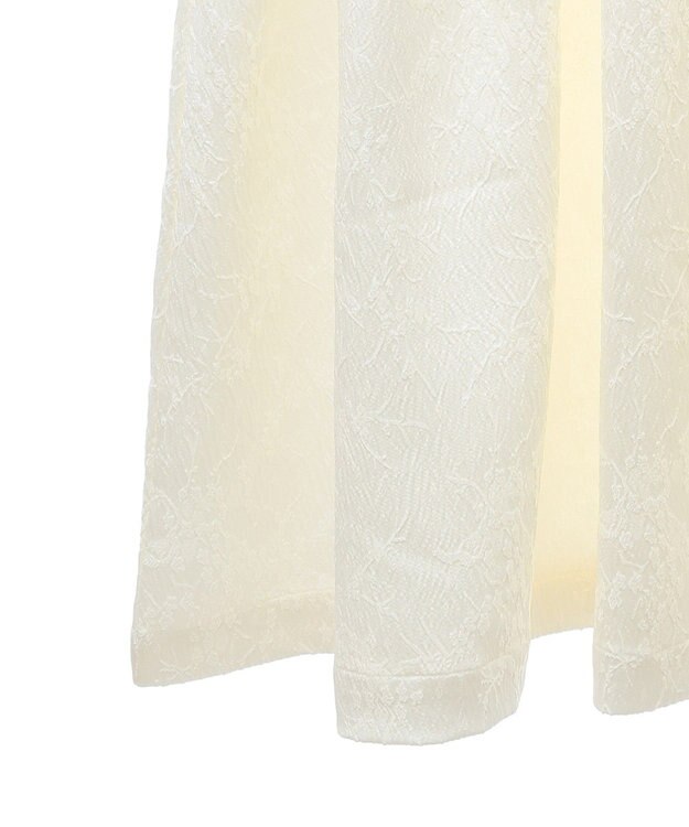 Green Parks ａ．切り替えジャガードワンピース White