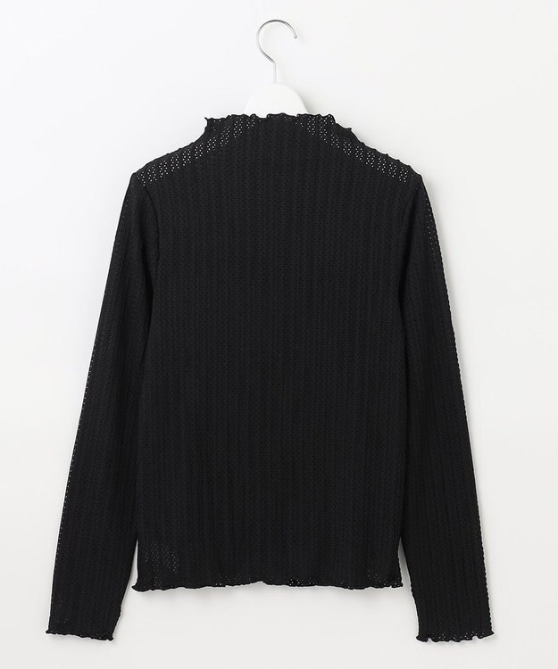 Feroux シアーパターンステッチ カットソー ブラック系