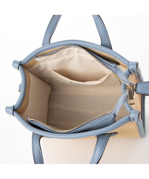 UNBILLION cachecache ポリプロピレン2wayスクエアトートバッグ ブルー