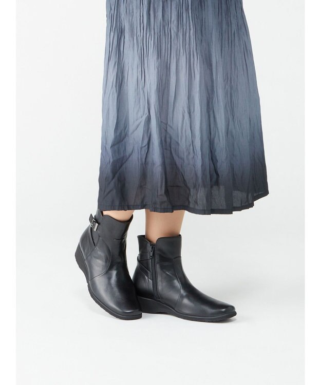 ASICS WALKING ペダラウオ－キングシユ－ズ 3E 3.5cmヒール ブラック系