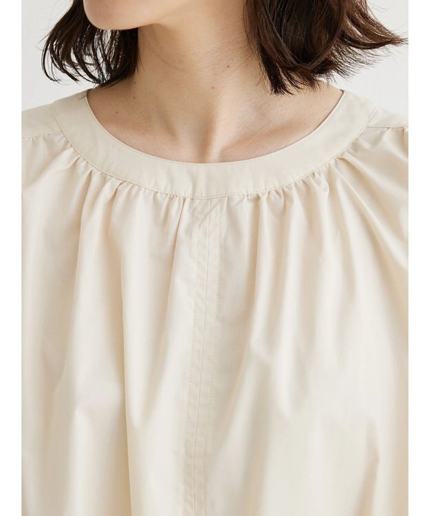 Green Parks ■ＥＳＣＡＲ　バックオープンギャザーワンピース Ivory