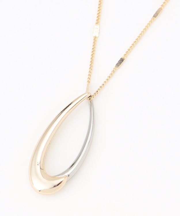 ANY メタルミックスワントップネックレス ライトゴールド