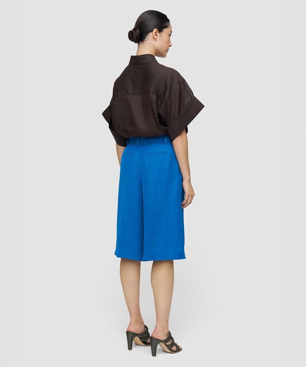 JOSEPH ヴィスコースリネン　ショートトラウザーズ Siam Blue